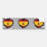 Amor España del vintage I Etiqueta De Parachoque
