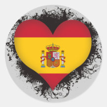 Amor España del vintage I Pegatina
