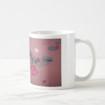 Amor flotante tazas de café