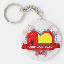 Amor Guinea-Bissau del vintage I Llavero