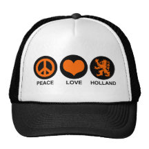 Amor Holanda de la paz Gorros