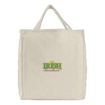 Amor irlandés bolsa de mano bordada