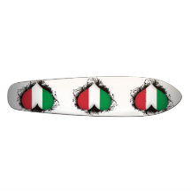 Amor Italia del vintage I Patineta Personalizada