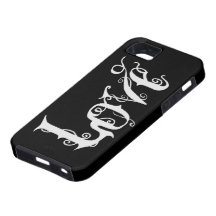 Amor l diseño blanco y negro del texto iPhone 5 cobertura