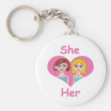 Amor lesbiano llavero personalizado
