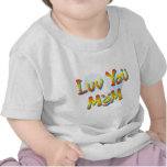 Amor Luv usted camisetas de la mamá