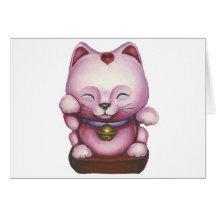 Amor Maneki-neko Tarjetas