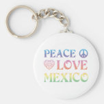 Amor México de la paz Llavero Personalizado