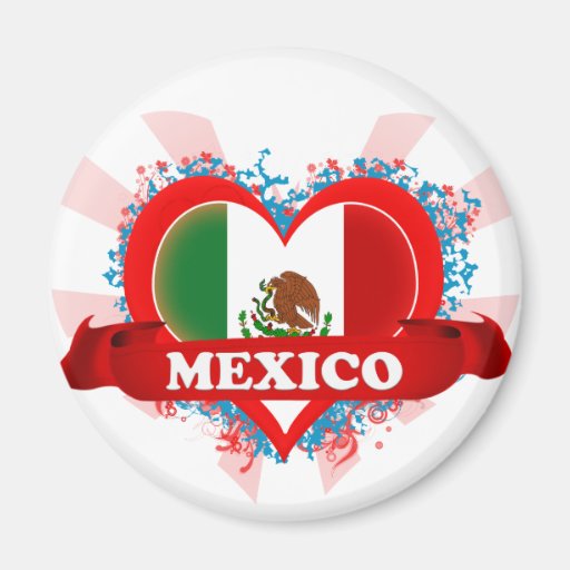 Amor México del vintage I Imán De Frigorifico