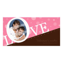 AMOR MODERNO PHOTOCARD:: LOVEbubble L5 Tarjeta Con Foto Personalizada