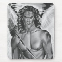Amor Mousepad del ángel del eros Alfombrillas De Raton