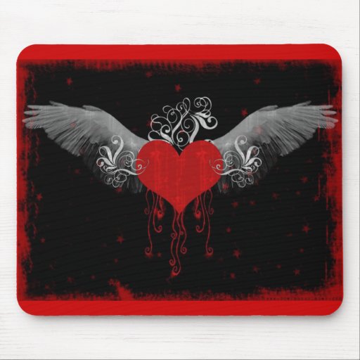 Amor para el Mousepad Hearted fuerte Tapete De Ratones