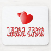 Amor para Lasa Apsos Alfombrillas De Ratón