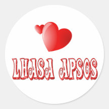 Amor para Lasa Apsos Pegatina