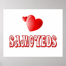 Amor para los samoyedos impresiones