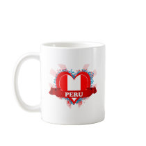 Amor Perú del vintage I Taza De Café
