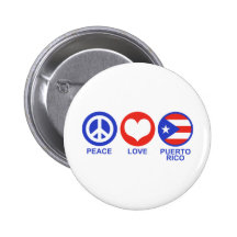 Amor Puerto Rico de la paz Pin