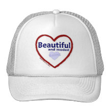 Amor que es hermoso y modesto gorro de camionero