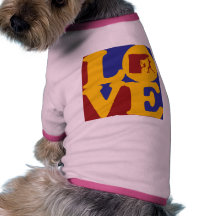 Amor que sube camiseta de perro