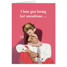 Amor romántico del vintage, romance retro rosado felicitaciones