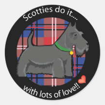 Amor Scotty Pegatinas
