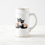 Amor siamés tazas de café