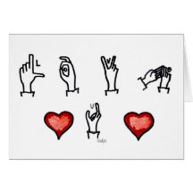 amor silencioso tarjeton