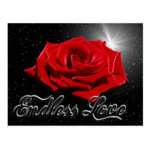 Amor sin fin tarjeta postal