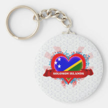 Amor Solomon Island del vintage I Llaveros Personalizados