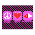 Amor Suiza de la paz Postales