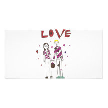 Amor Tarjeta Fotografica Personalizada
