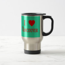 Amor Vancouver de Vancouver Canadá I Tazas