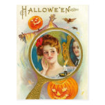 Amor verdadero de Halloween Tarjeta Postal