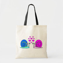 Amor verdadero - dibujo animado del caracol bolsa