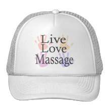 Amor vivo del masaje gorras