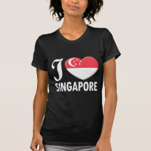 Amor W de Singapur Camiseta