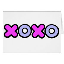 Amor XOXO del el día de San Valentín Felicitación
