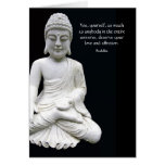 Amor y afecto de Buda Tarjeta