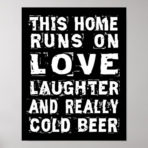 Amor y cerveza fría impresiones