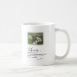 Amor y el piano taza de café