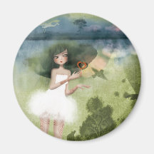 Amor y imaginación imanes de nevera