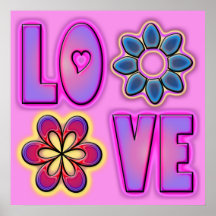 AMOR Y POSTER DE LAS FLORES