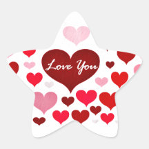 Amor You#8_ Calcomanias Forma De Estrella