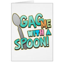 Amordáceme con una cuchara tarjeta