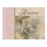 Amore romántico tarjeta postal