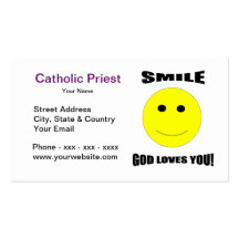 Amores de dios de la sonrisa usted tarjeta de visi