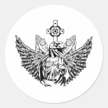 Amores de Jesús del rapaz usted Etiqueta Redonda