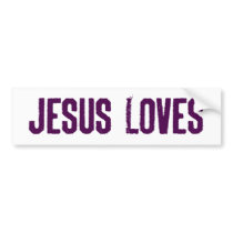 Amores de Jesús pegatinas de parachoque