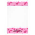 Amores de la cereza papelería personalizada