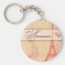 Amorío en París Llaveros